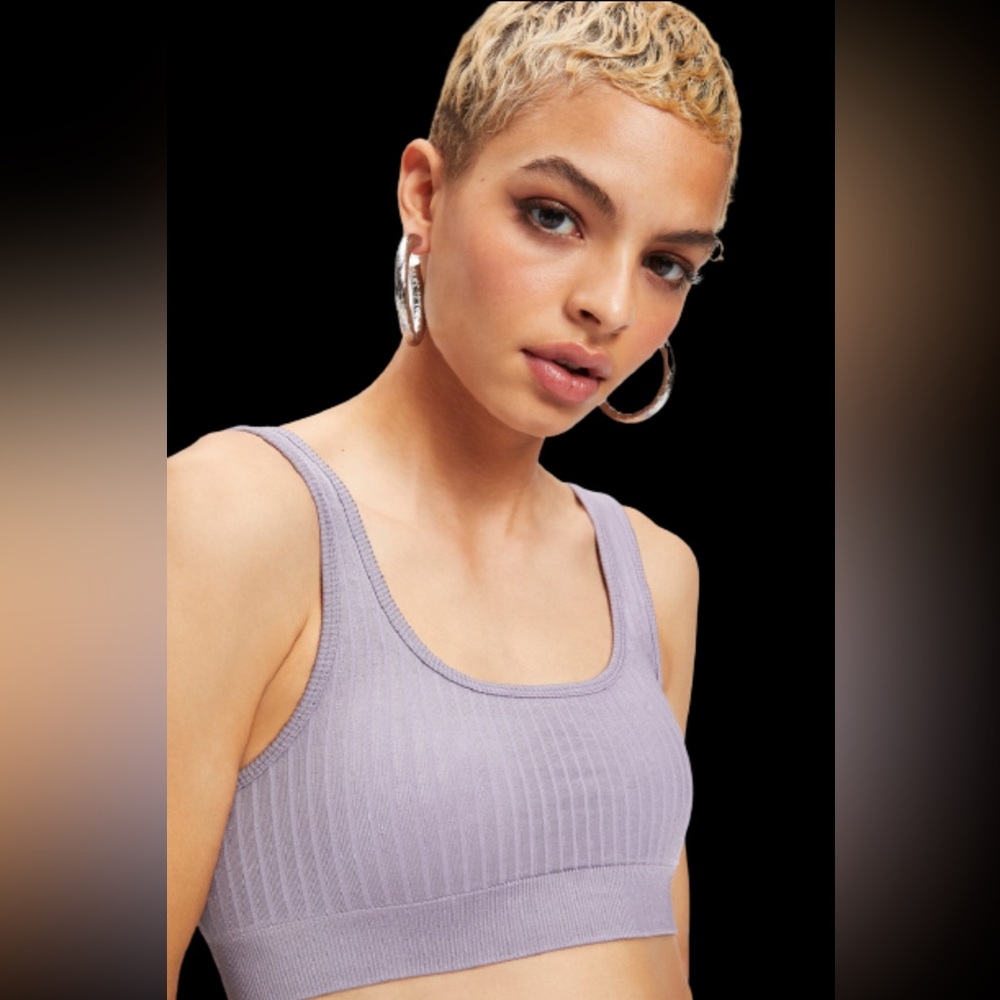 Good American Shine Ribbed Bralette 2X/3X new with tags - Picture 2 of 10